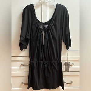 Converse 1 Star Black Small Bathing Suit Cover-Up NWT